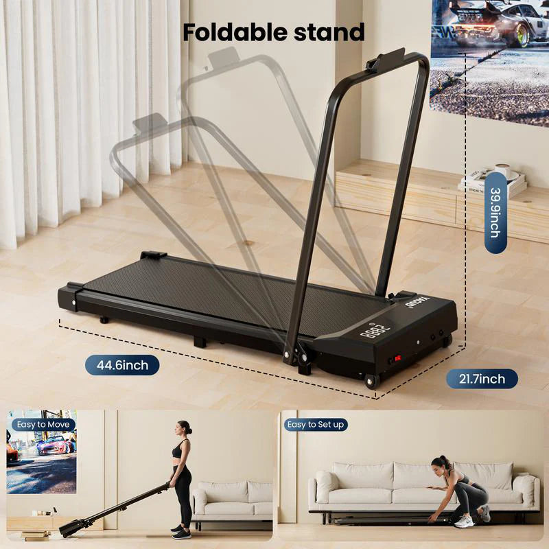 🚶♂️ Light Up Your Steps – Smart LED Walking Treadmill