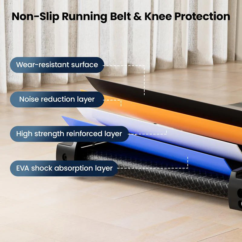 🚶‍♂️ Light Up Your Steps – Smart LED Walking Treadmill